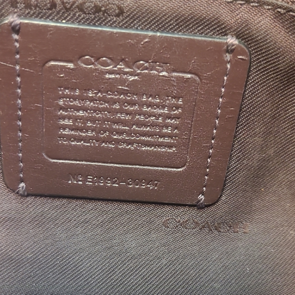 Coach Black Leather Dreamer 30947 - Picture 13 of 14